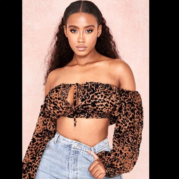 House of CB Tops - House of CB Zoey Bardot top